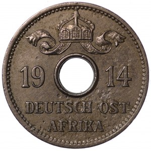 Nemecko, Nemecká východná Afrika, 5 halierov 1914 J