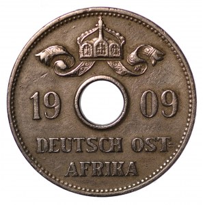 Niemcy, Niemiecka Afryka Wschodnia, 10 halerzy 1909 J