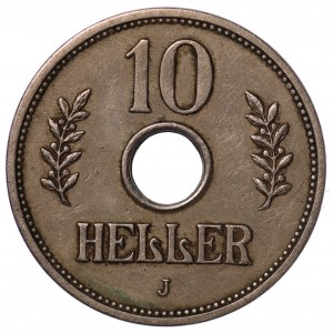 Deutschland, Deutsch-Ostafrika, 10 Haler 1910 J