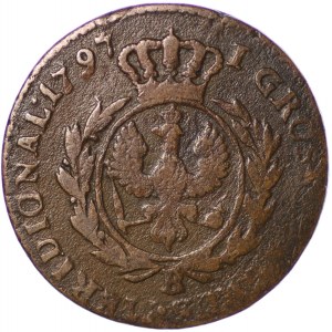 Prussia, Frederick William II, 1 penny for South Prussia 1797 B - Breslau