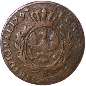 Preußen, Friedrich Wilhelm II, 1 Pfennig für Südpreußen 1797 B - Breslau