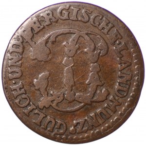 Niemcy, Jülich-Berg, Karl Theodor, 1/4 Stüber 1775 PM