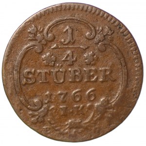 Deutschland, Köln-Erzbistum, Maximilian Friedrich von Königseck, 1/4 Stüber 1 1766 IK