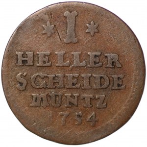 Deutschland, Hessen-Kassel, Wilhelm VIII, 1 halacha 1754