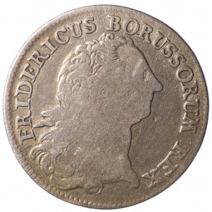 Německo, Prusko, Fridrich II., 1/3 tolaru 1768 B, Wrocław
