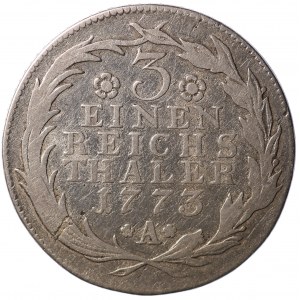 Niemcy, Prusy, Fryderyk II, 1/3 talara 1773 A, Berlin