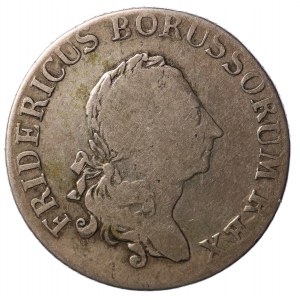 Německo, Prusko, Fridrich II, 1/3 tolaru 1786 B, Wrocław