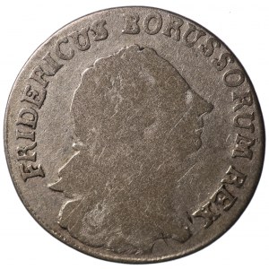 Deutschland, Preußen, Friedrich II., 1/6 Taler 1777 E, Königsberg