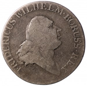 Německo, Prusko, Friedrich Wilhelm II, 4 haléře 1796 A, Berlín