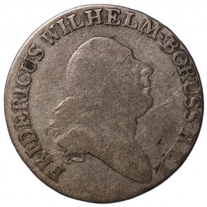 Nemecko, Prusko, Fridrich Viliam II, 4 haliere 1797 A, Berlín