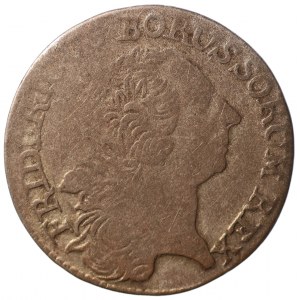 Německo, Prusko, Fridrich II, 1/12 tolaru 1767 E - Königsberg