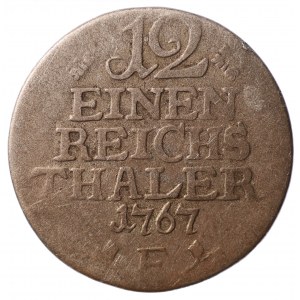 Germany, Prussia, Frederick II, 1/12 thaler 1767 E - Königsberg