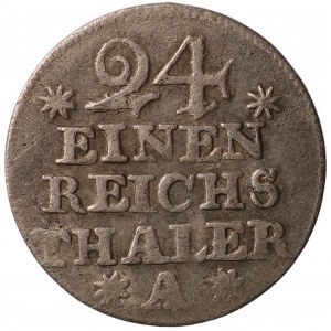 Německo, Prusko, Fridrich II, 1/24 tolaru 1753 A - Berlín
