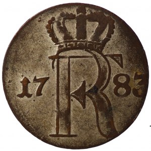 Německo, Prusko, Fridrich II, 1/24 tolaru 1783 A - Berlín