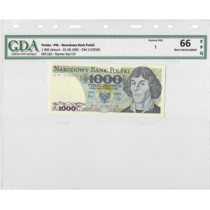 1000 złotych 1982, seria DM - GDA 66 EPQ
