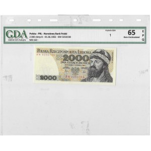 2000 gold 1982, BW series - GDA 65 EPQ
