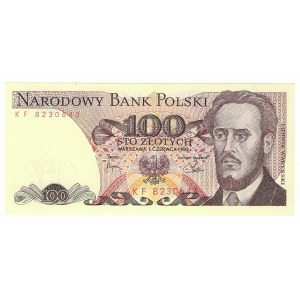 100 złotych 1982, seria KF
