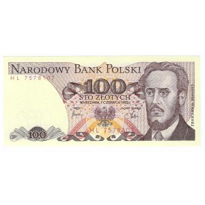 100 złotych 1982, seria HL