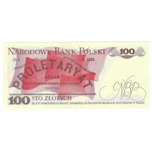 100 złotych 1982, seria HL