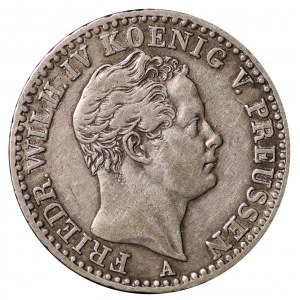 Niemcy, Prusy, Fryderyk Wilhelm IV, 1/6 talara 1849 A - Berlin