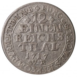 Germany, Paderborn, bishopric, Franz Arnold von Metternich, 1/12 thaler 1717