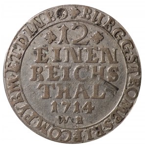 Deutschland, Paderborn, Bistum, Franz Arnold von Metternich, 1/12 Taler 1714
