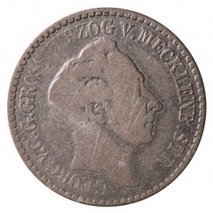 Německo, Meklenbursko-Strelitz, 4 Schilling 1846