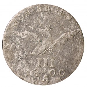Germania, Prussia, Guglielmo III, 3 penny 1800