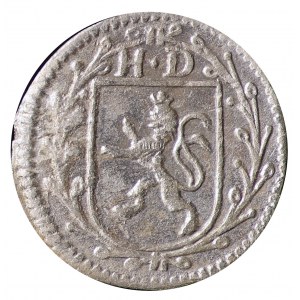 Niemcy, Hessen-Darmstadt, Ludwig VIII, 2 krucierze 1743