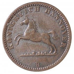 Nemecko, Hannover, 1 silber groschen 1863 B