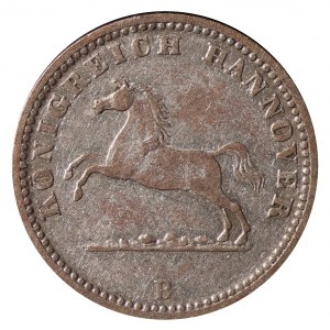 Nemecko, Hannover, 1 silber groschen 1858 B