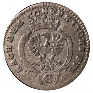 Niemcy, Brandenburg-Ansbach, Christian Friedrich, 2 1/2 krajcara 1777 S