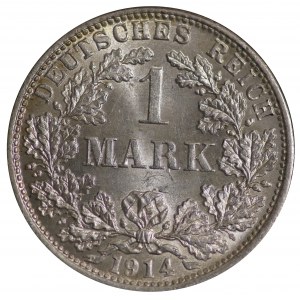 Germany, 1 mark 1914 F