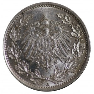 Deutschland, 1/2 Mark 1915 A