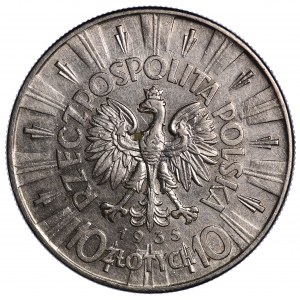 10 Zloty 1935, Piłsudski