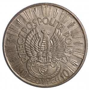 10 Zloty 1934, Piłsudski - Schießadler