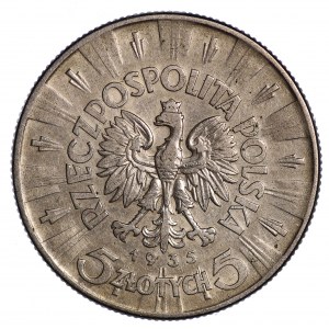 5 gold 1935 Pilsudski