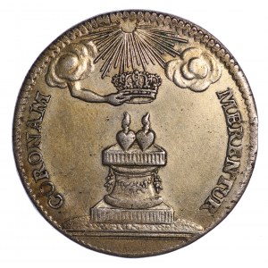 Augustus III Sas, Nuptial-Doppelbogen 1738, Dresden - sehr schön