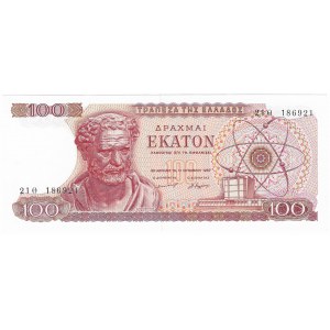 Grecja, 100 Drachmai 1967