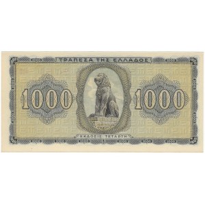 Grecja, 1000 Drachmai 1942