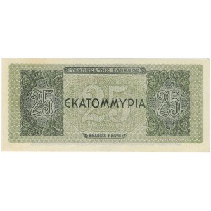 Grecja, 25 milionów Drachmai 1944