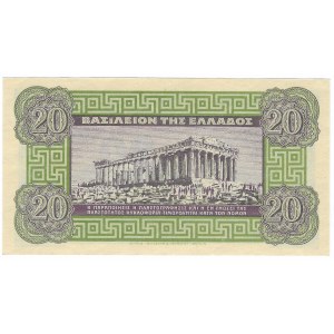 Griechenland, 20 Drachmai 1940