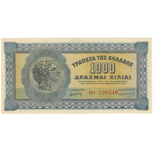 Grecja, 1000 Drachmai 1941