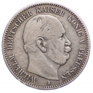Nemecko, Prusko, Wilhelm I, 2 marky Berlín 1877 A