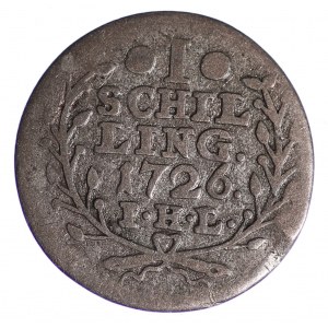 Germany, Hamburg, 1 Schilling 1726