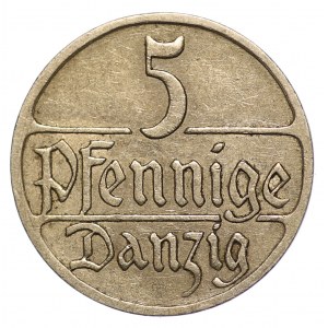 Freie Stadt Danzig, 5 fenig 1928