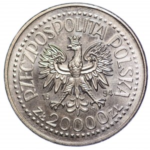 20,000 zlotys 1994, Sigismund I the Old