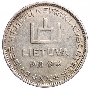 Litauen, 10 Litu 1938 - seltener