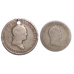 1 gold and 2 gold 1830 - set of 2 pieces