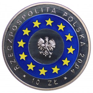 10 PLN Vstup Poľska do Európskej únie 2004